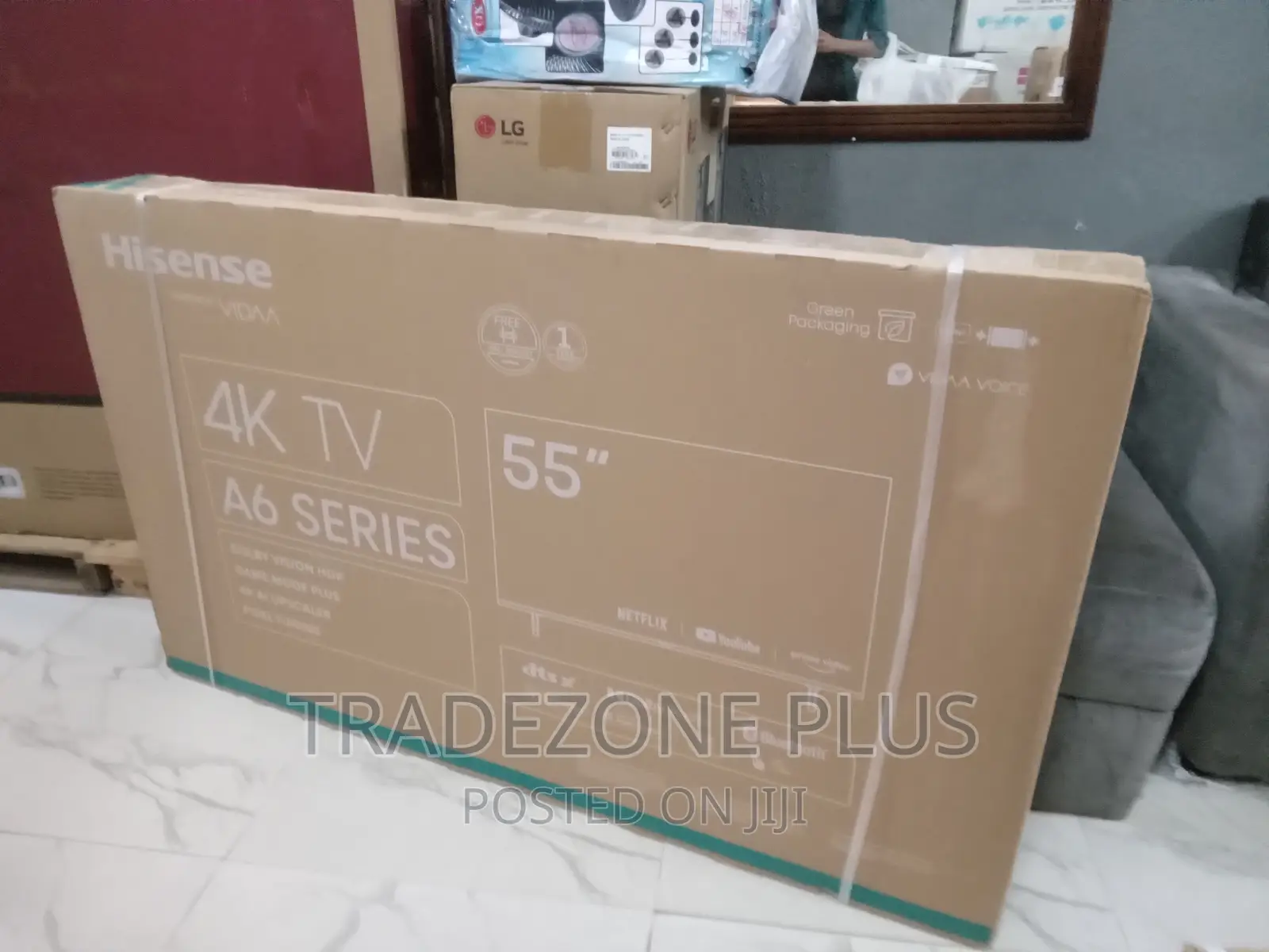 Original Hisense 55'' Smart Uhd Tv+Youtube+Netflix
