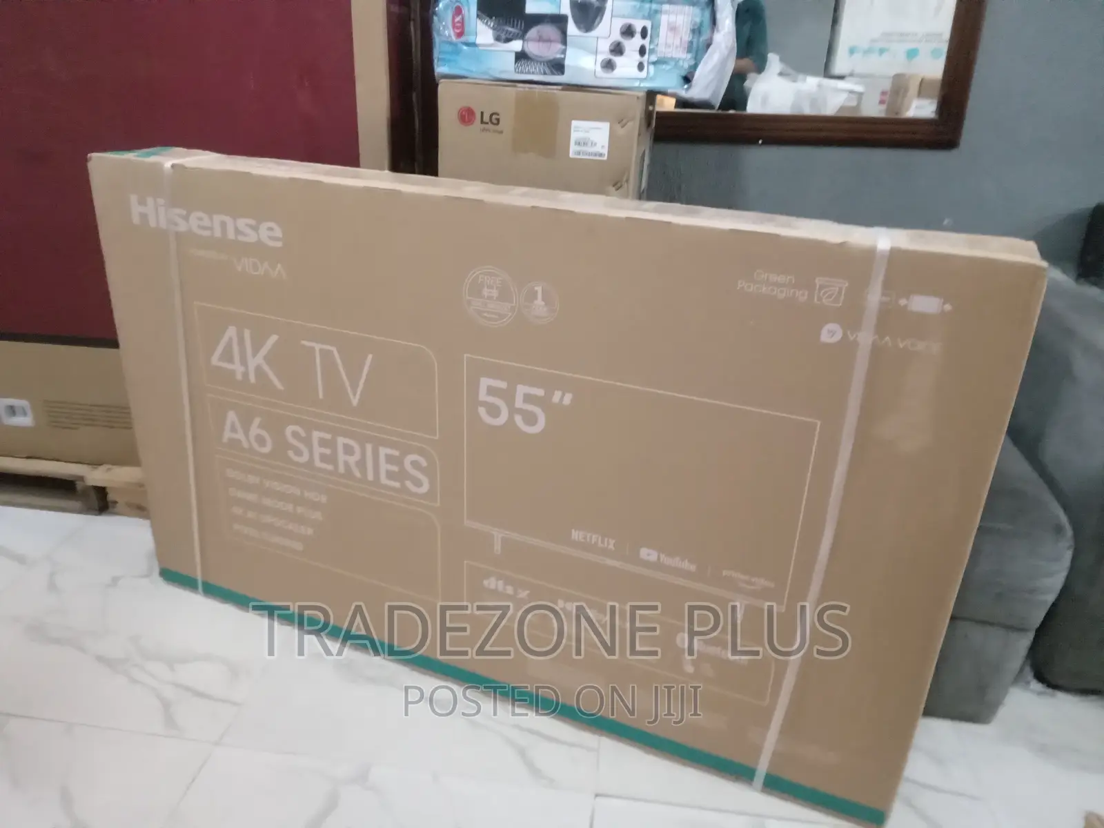 Original Hisense 55'' Smart Uhd Tv+Youtube+Netflix