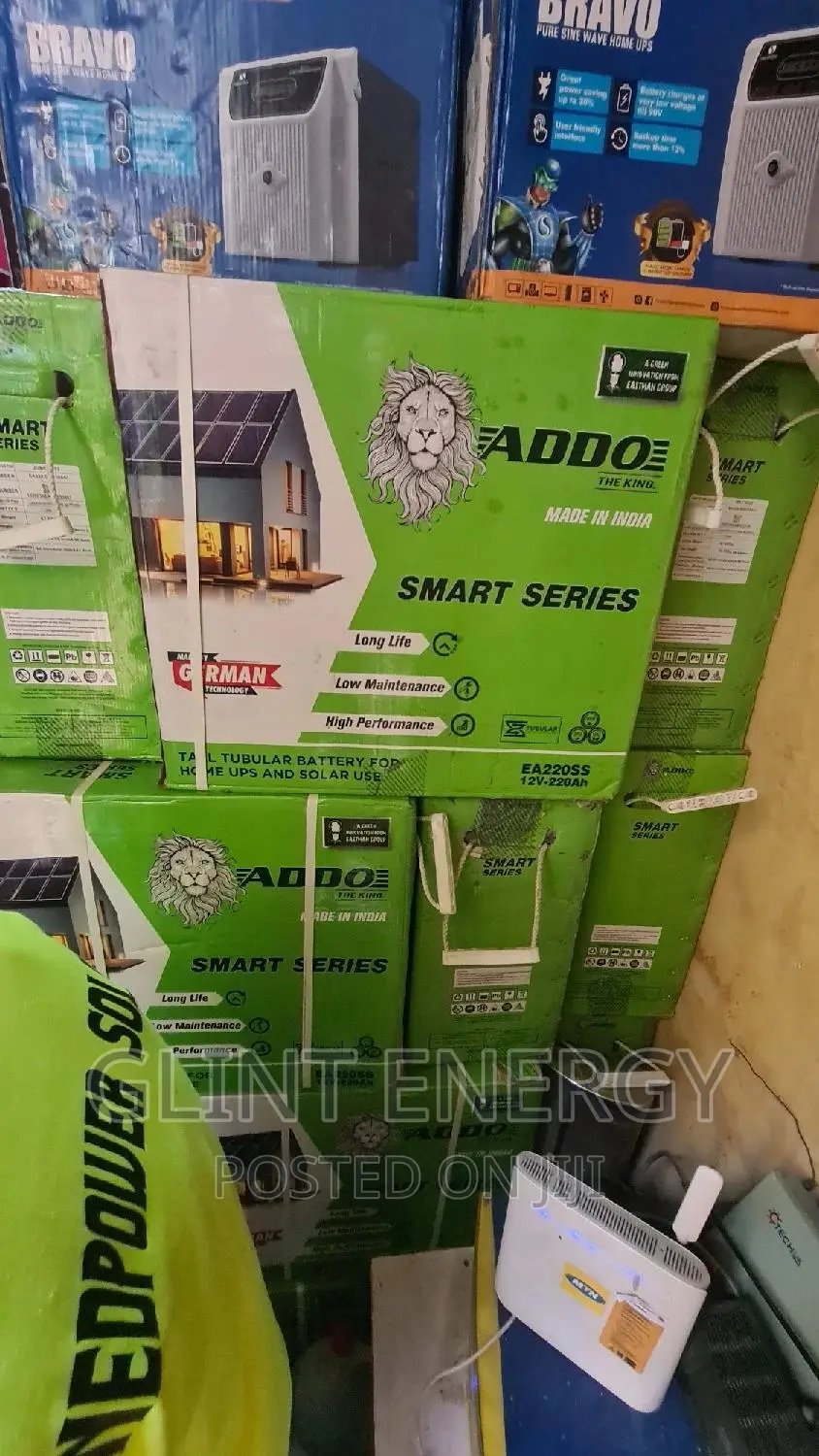 12V 220ah Addo Smart Series Tubular Battery
