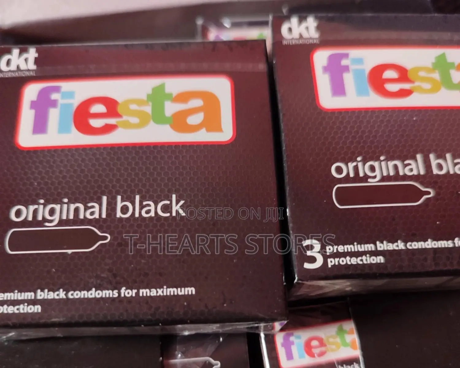 DKT Fiesta Original Black -3's (5 Packs)