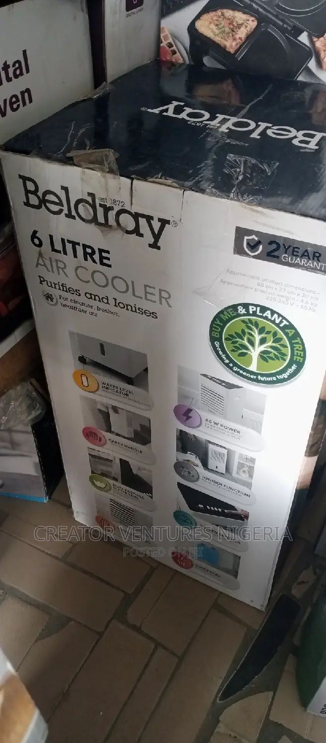 Beldray Mobile Air Cooler,Low Voltage,4 in 1,