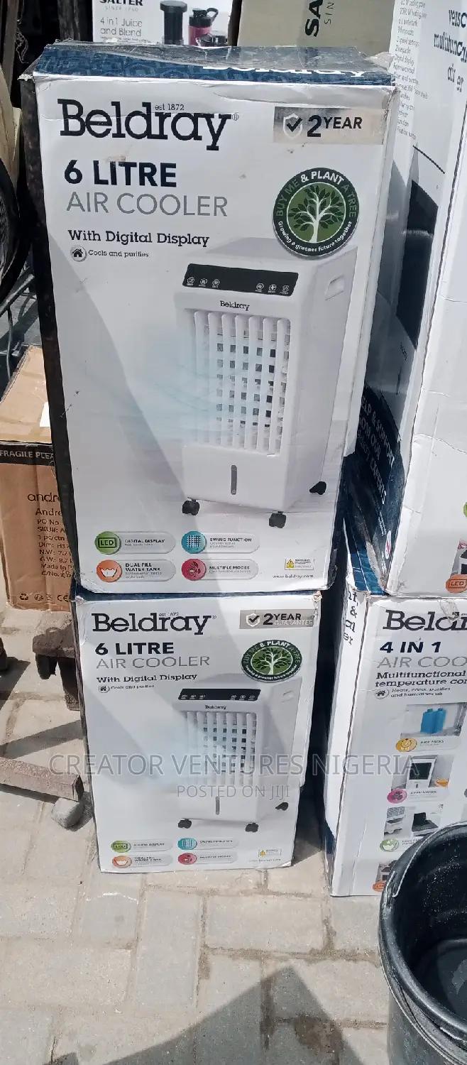 Beldray Mobile Air Cooler,Low Voltage,4 in 1,
