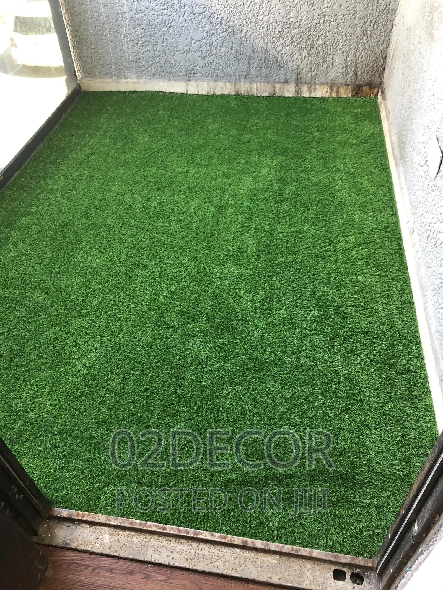 Green Grass Rug For Balcony