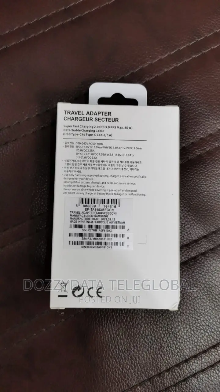 Ssamsung 45w Pd Usb C Adapter