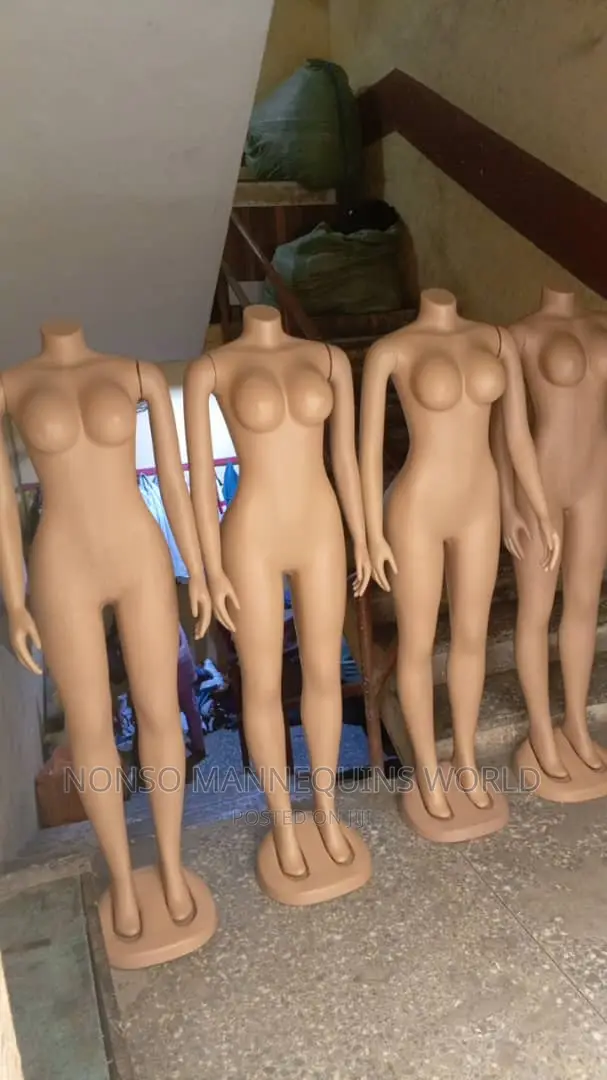Female Plastic Head Less Detachable Hands Mannequin