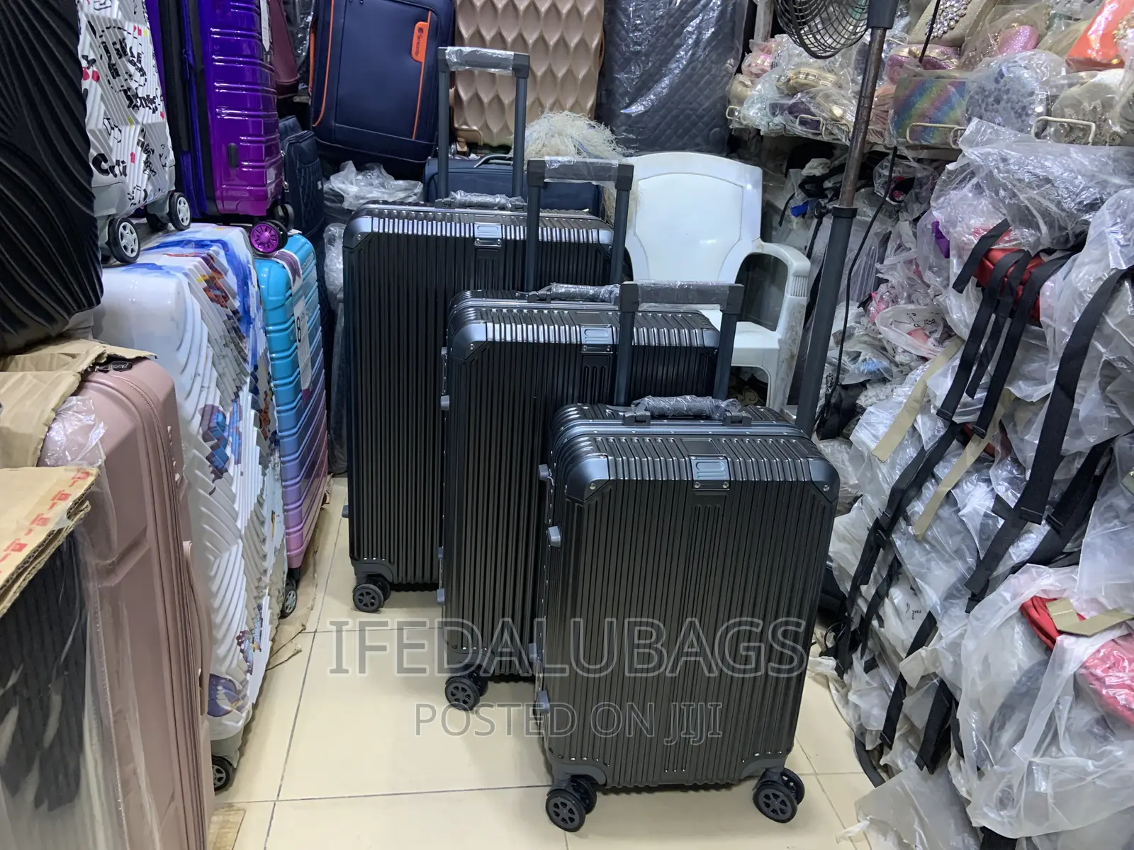 Set of Quality Imported Aluminum Frame Travel Luggage