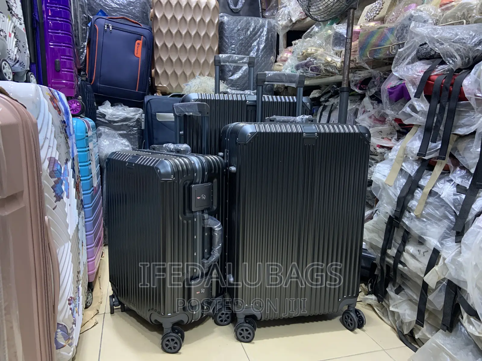 Set of Quality Imported Aluminum Frame Travel Luggage