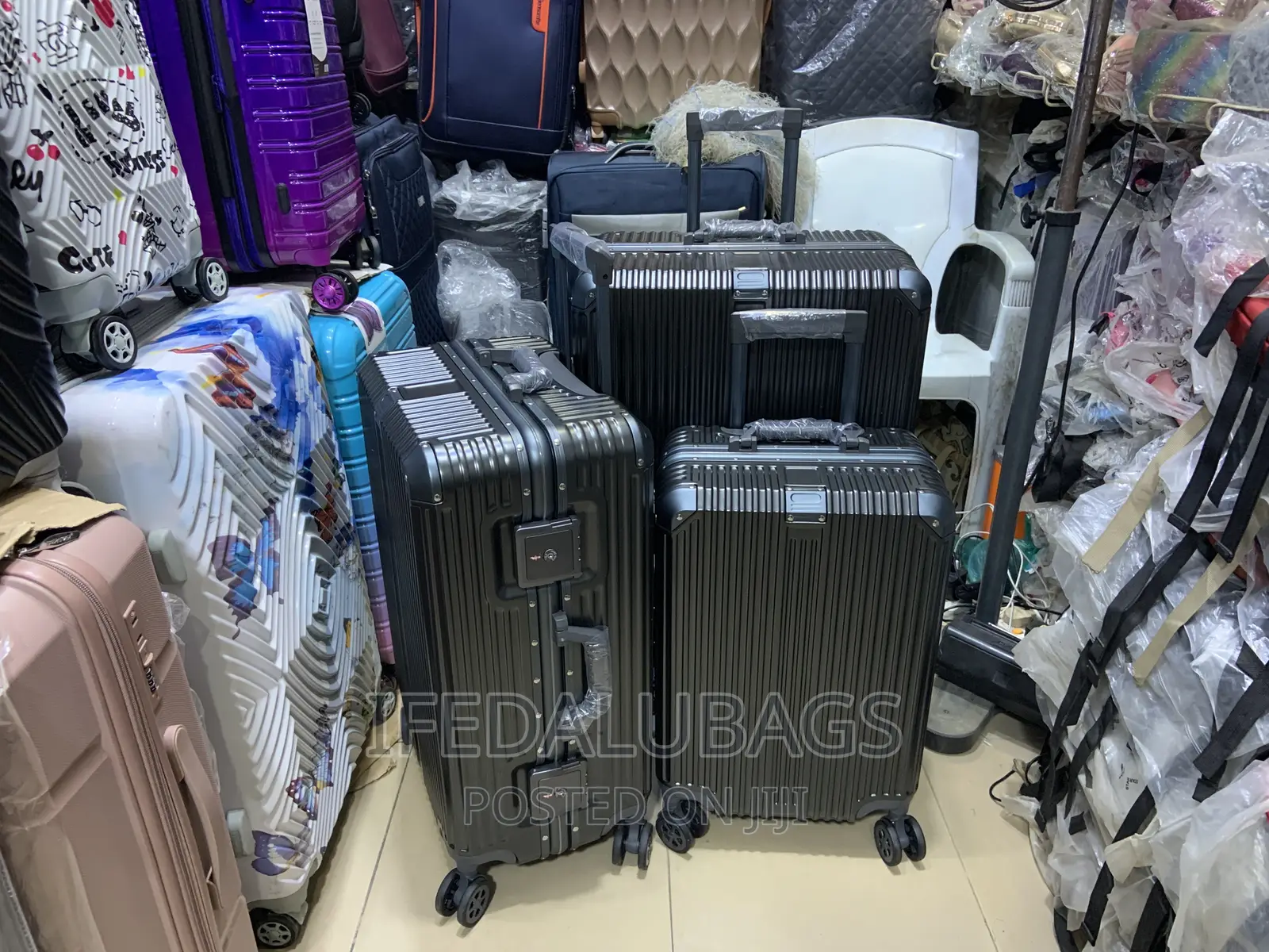 Set of Quality Imported Aluminum Frame Travel Luggage