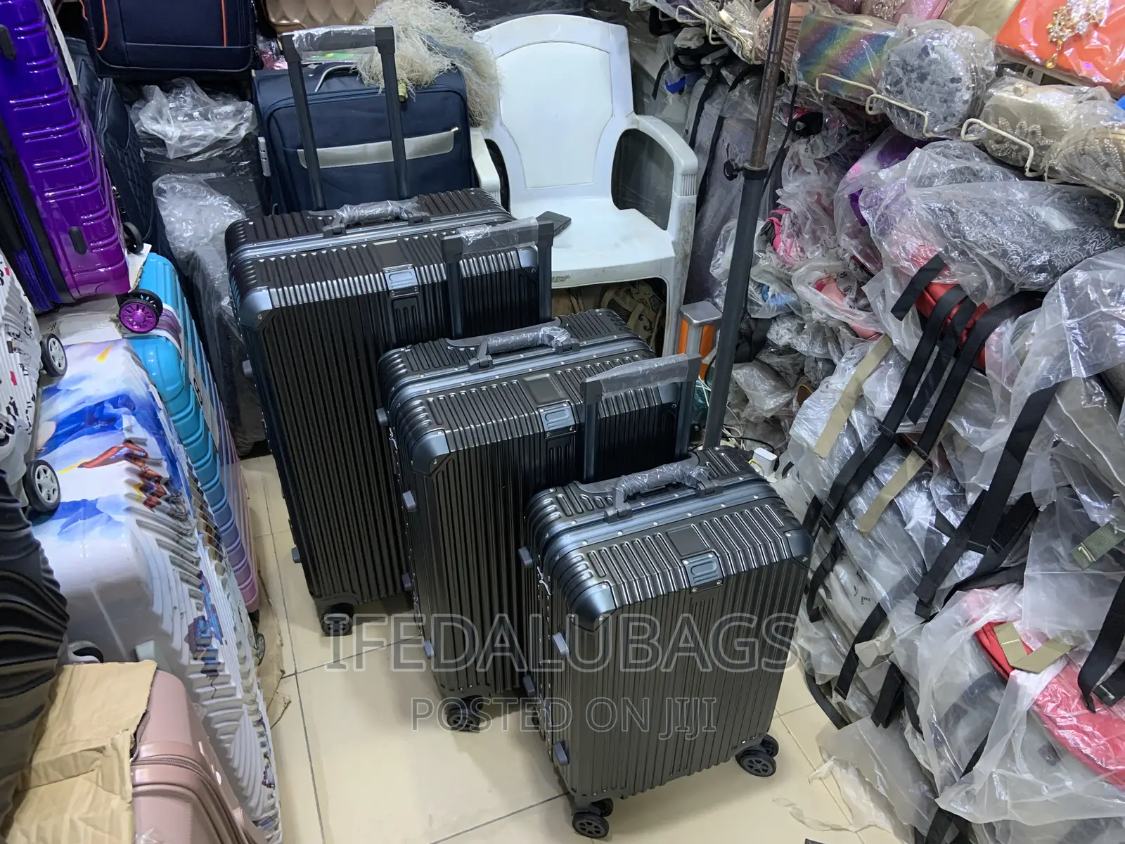 Set of Quality Imported Aluminum Frame Travel Luggage