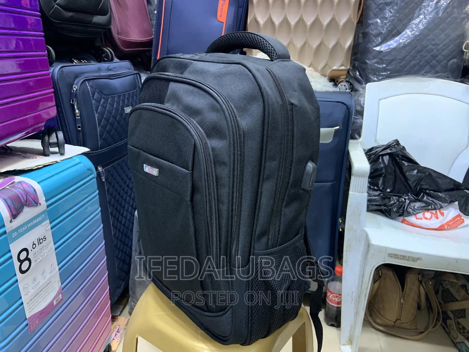 Quality Stock Material Back Pack With Usb