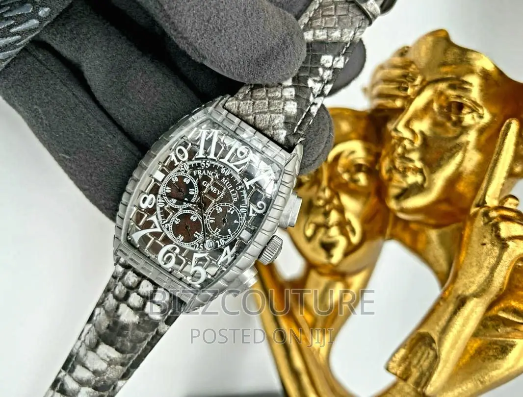 Original FRANCK MULLER Leather Strap Watch Available Instore
