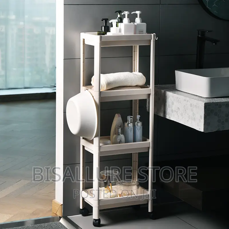 Bathroom And Kitchen Storage Rack - 4 Layers