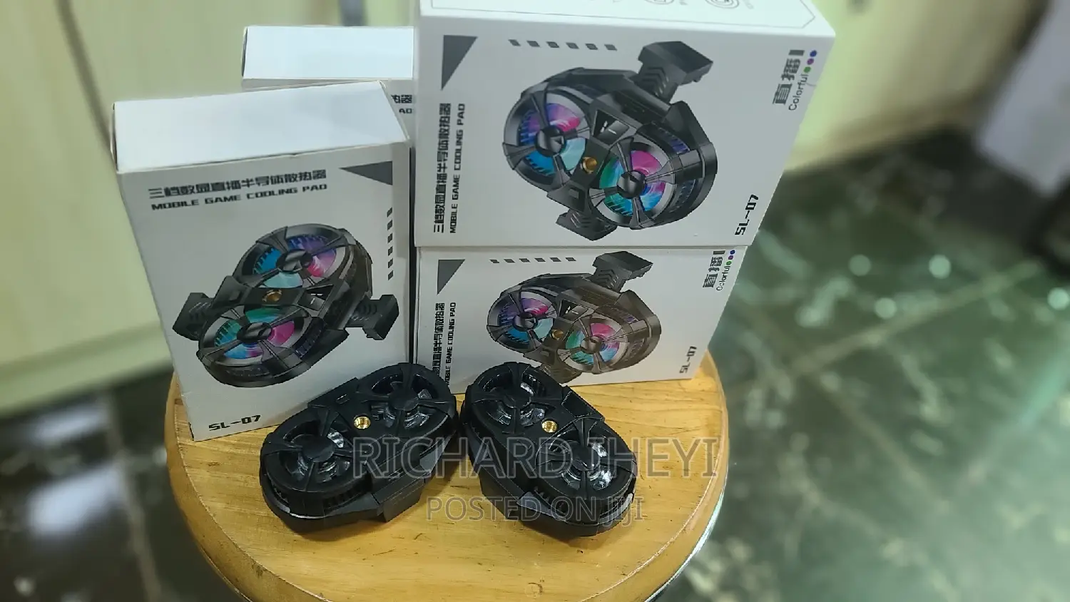 Dual Fan Mobile Phone Cooling Fan for COD MOBILE PUBG VIDEO