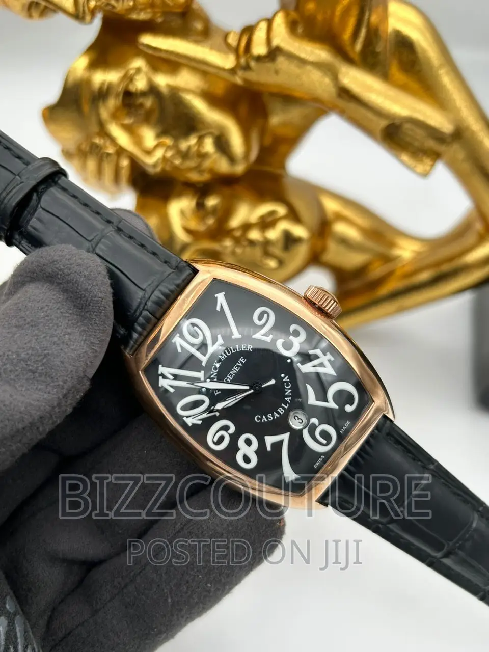 Original FRANCK MULLER Leather Strap Watch Available Instore