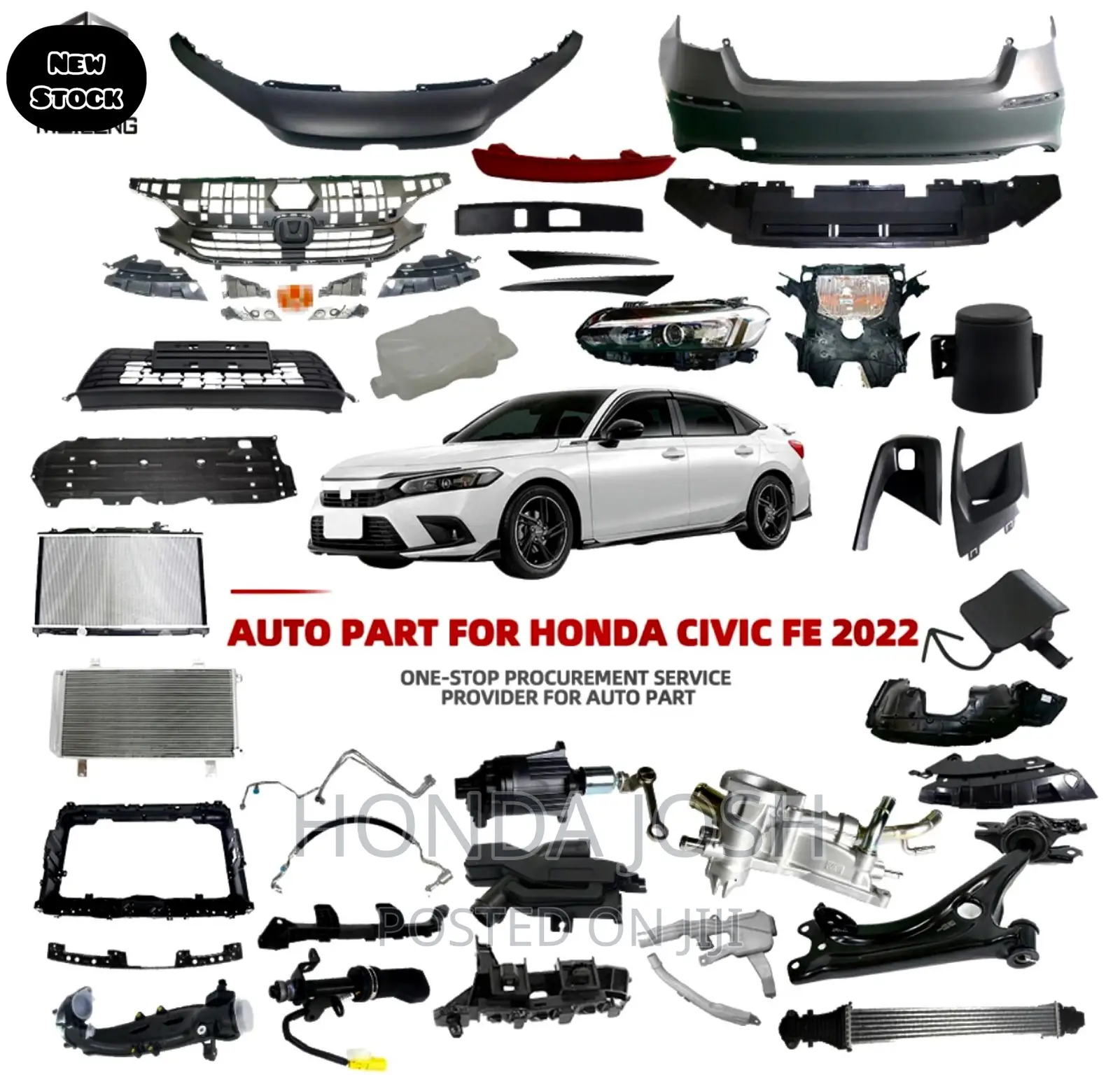 Replacement Parts 2022/2023 Honda Accord/Civic