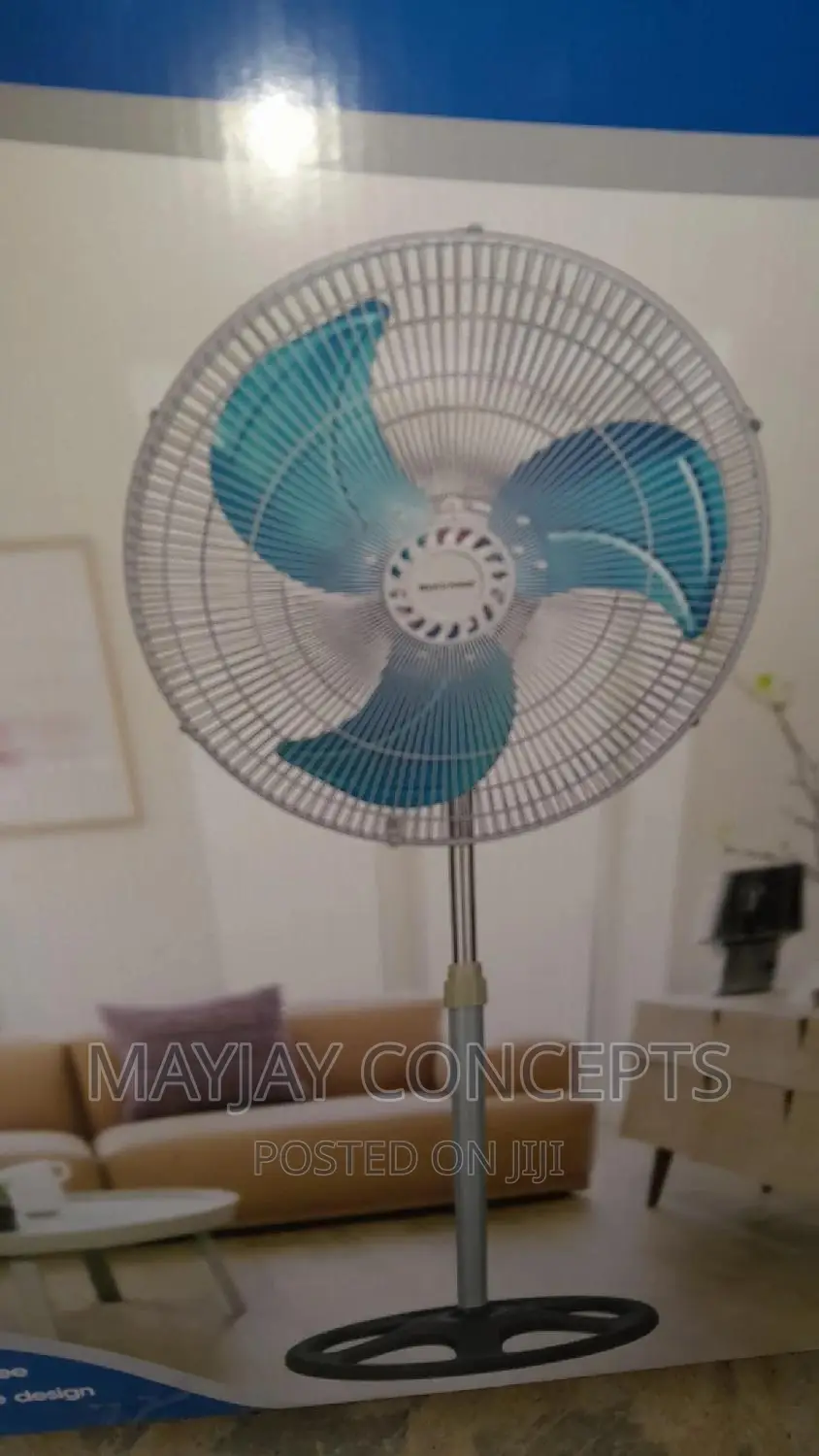 18" Bianco Big Copper Coil Powerful Standing Fan-90watts