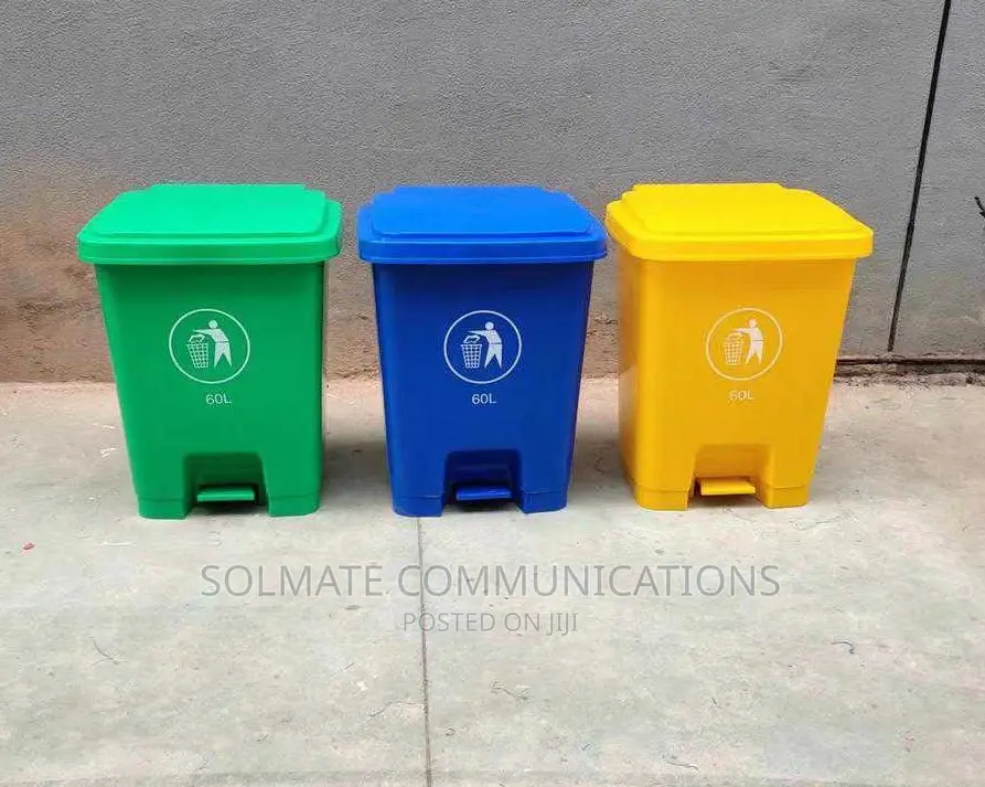 60L Waste Bin Foot Pedal For Hygienic Hands-free Handling