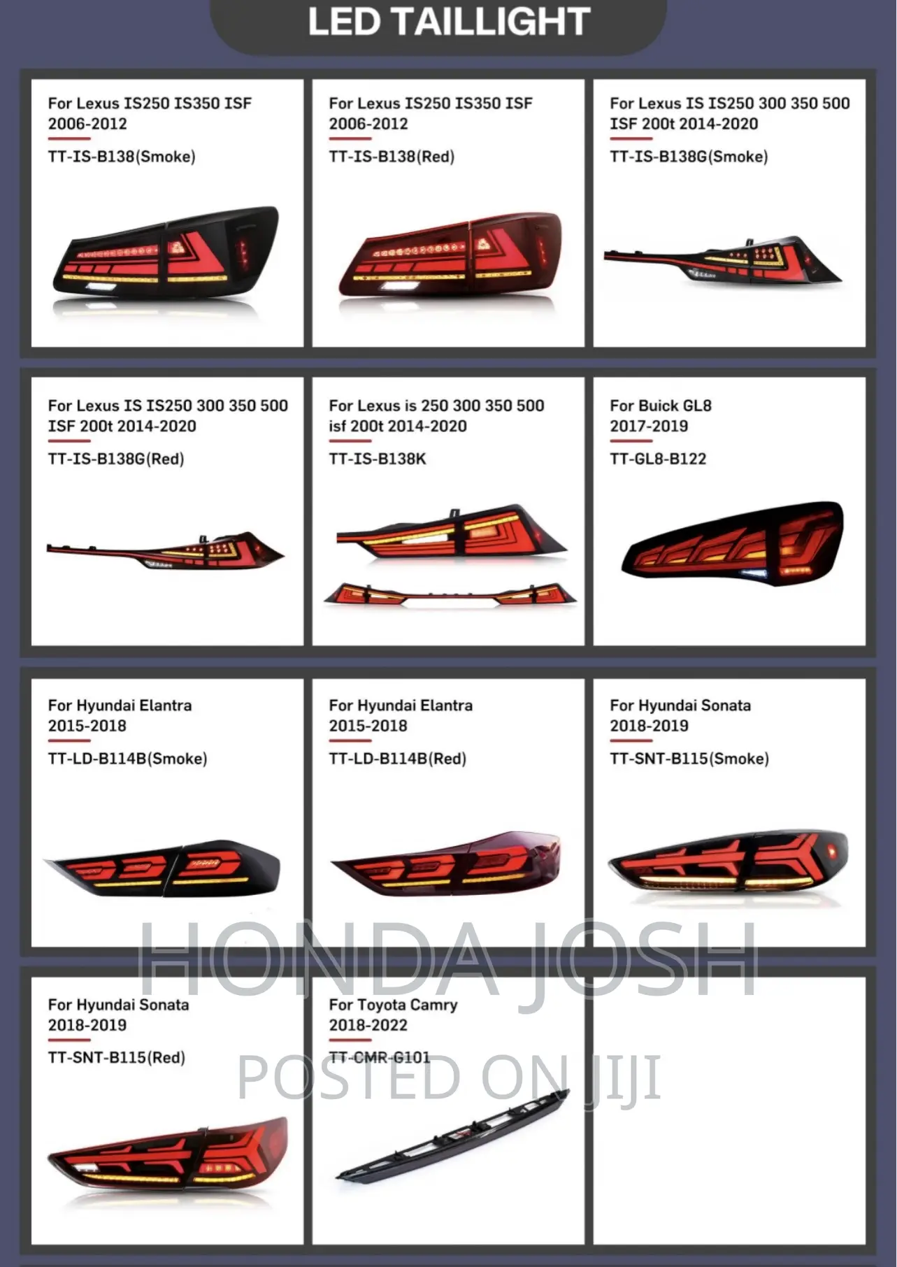 LED Headlights/Rearlights Toyota,Honda,Lexus,Benz,Audi,BMW.