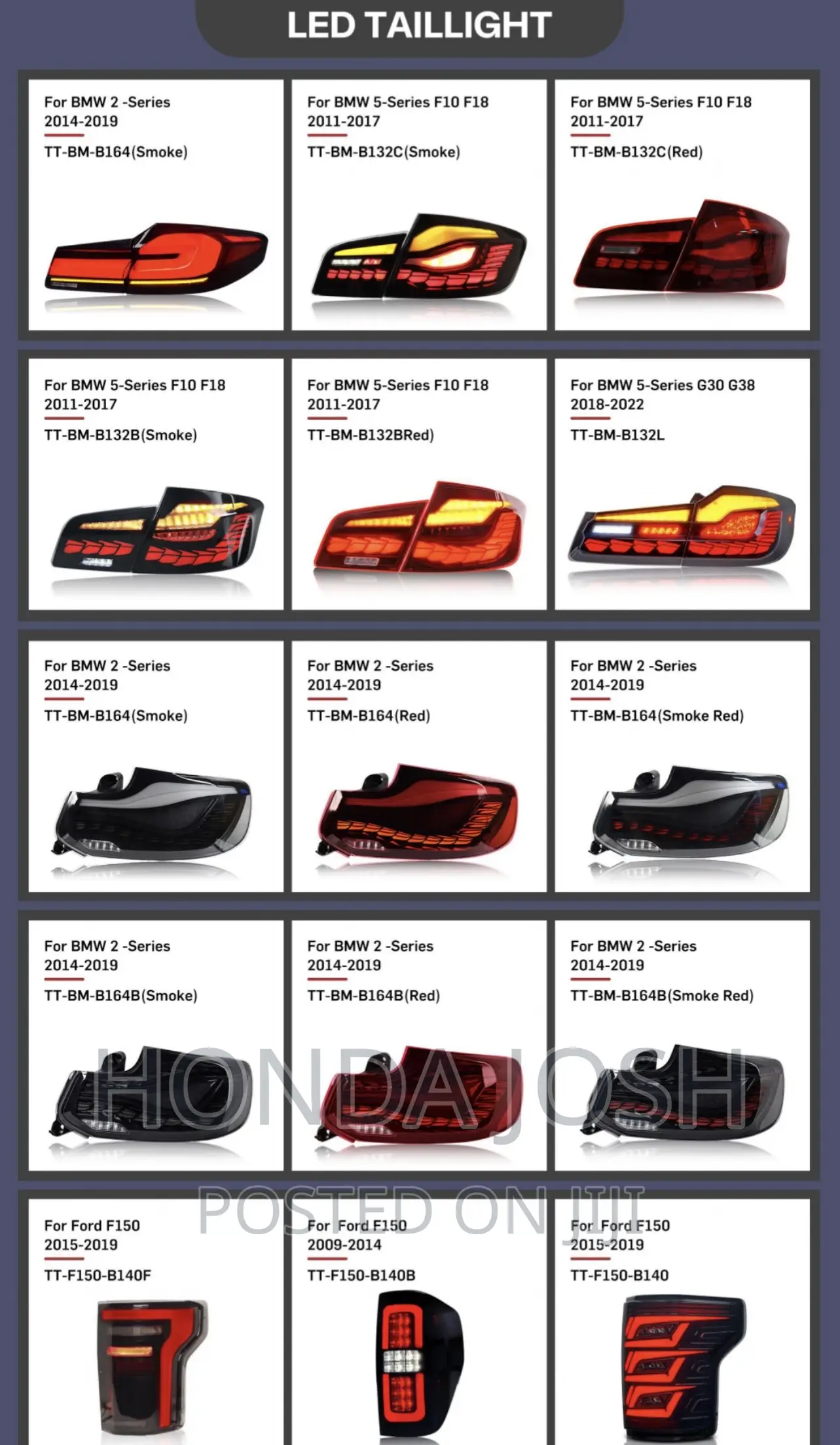 LED Headlights/Rearlights Toyota,Honda,Lexus,Benz,Audi,BMW.