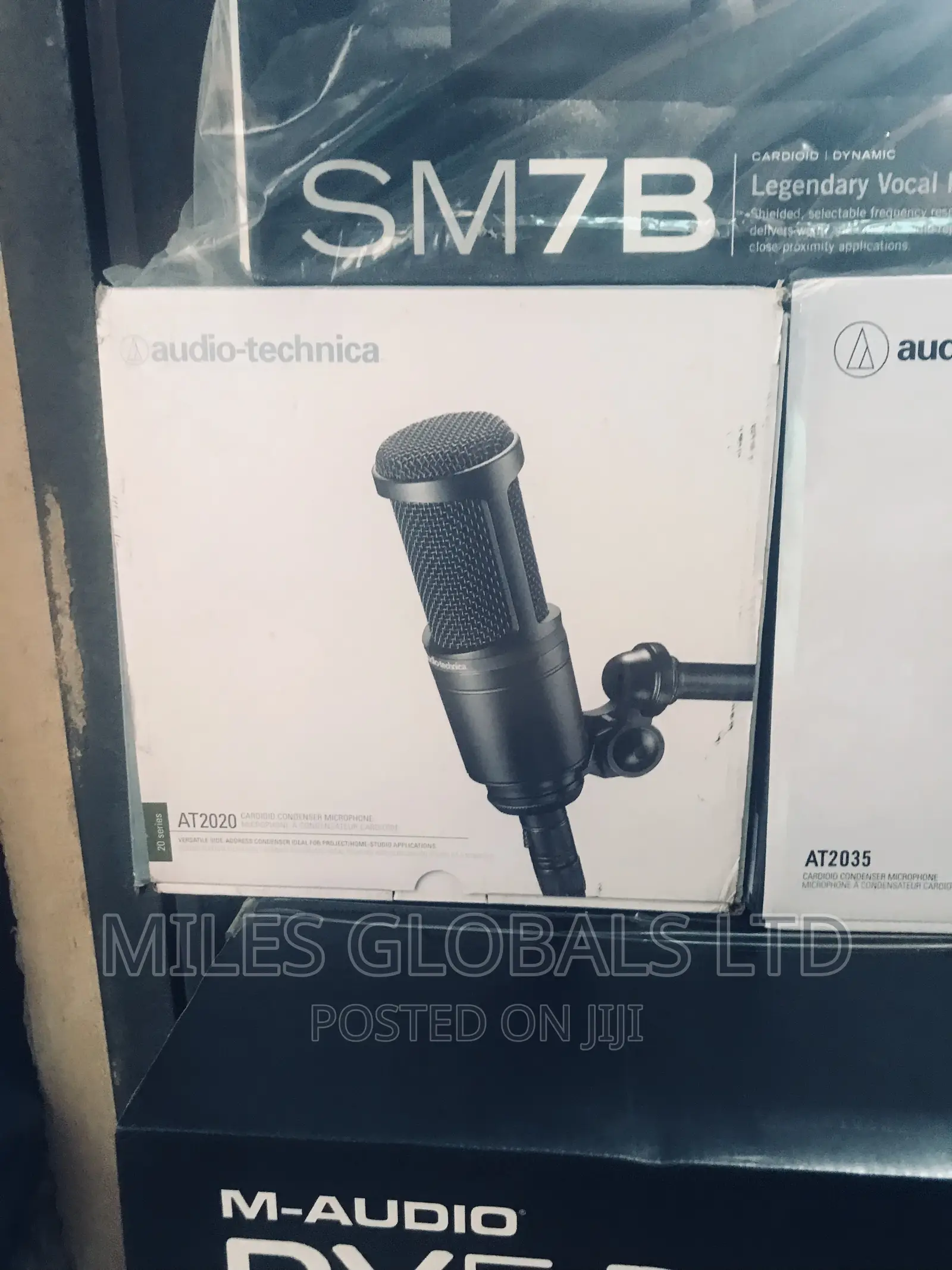 Audio-Technica At2020 Cardioid Condenser Microphone
