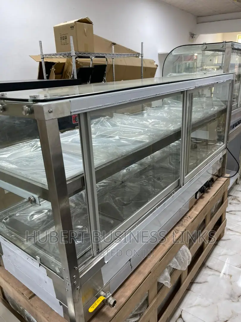 Food Warmer 10bowl Up and Down Curved Glass Foreign