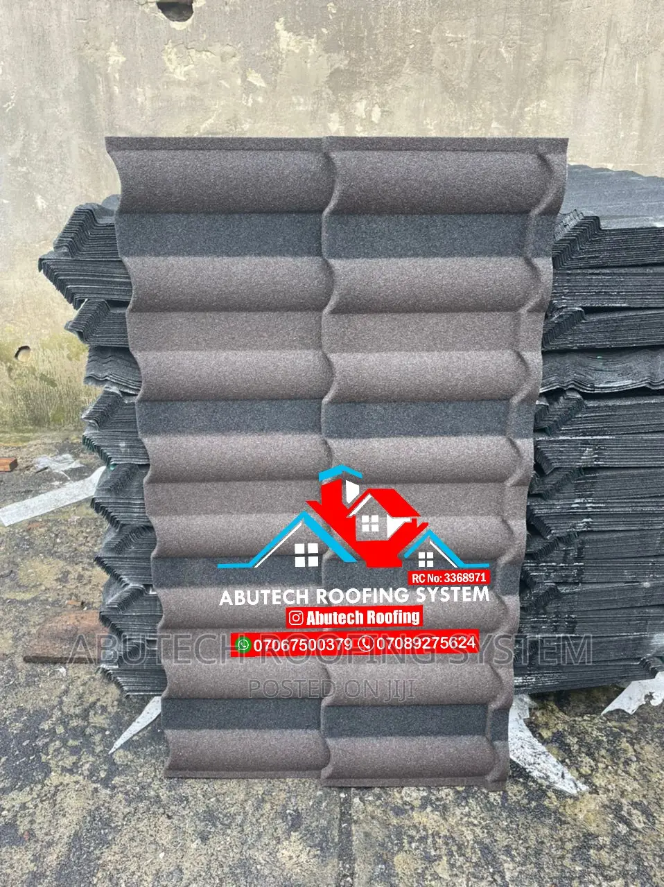 Brown And Black Roofing Sheets