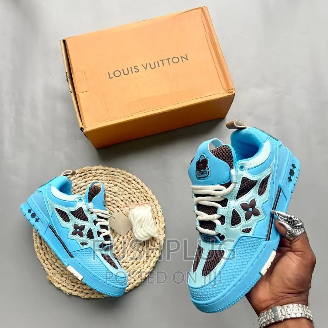 Louis Vuitton Skate "Blue Brown”Sneakers