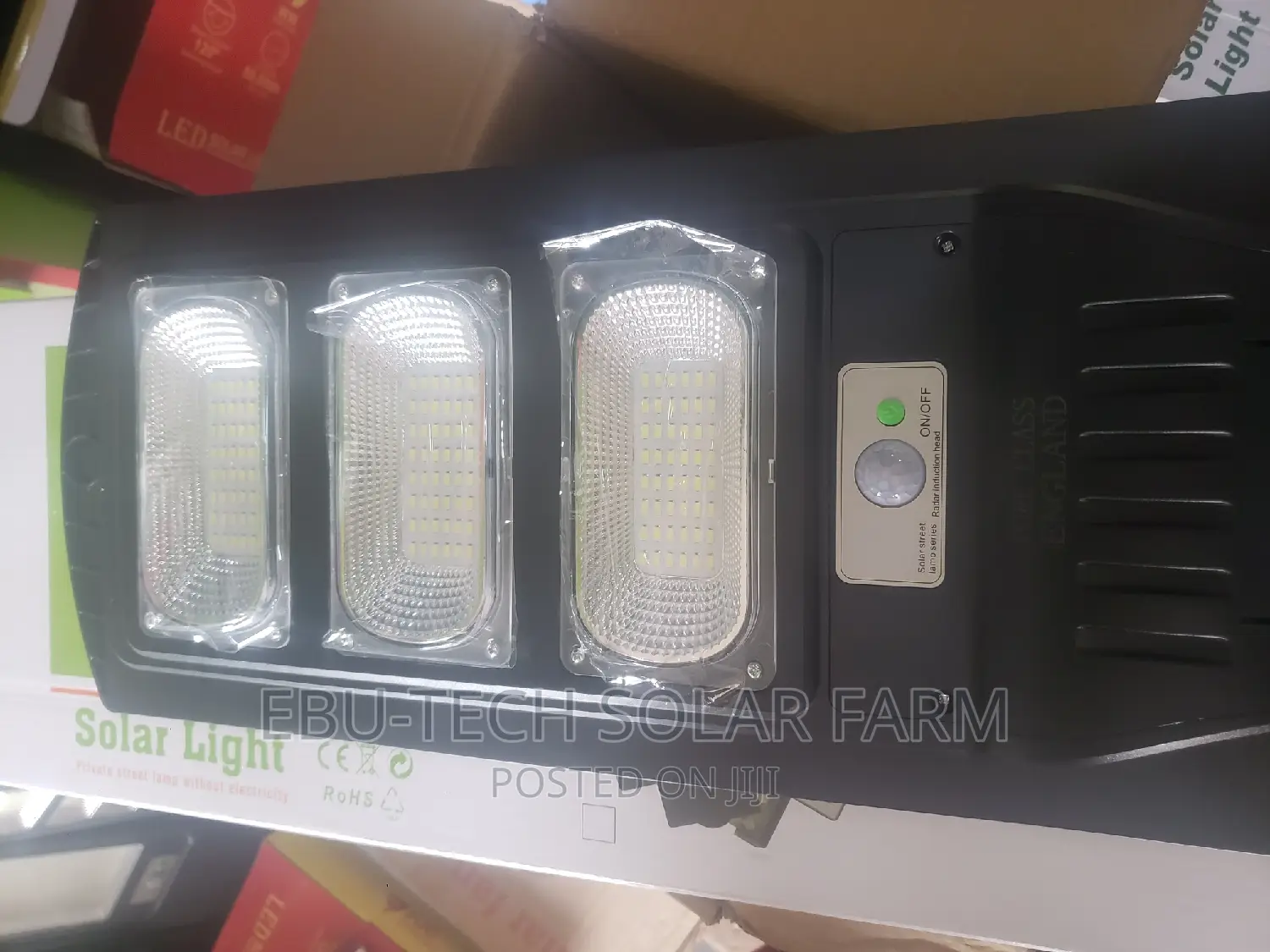 All in One Solar Street Light 3eyes 200w