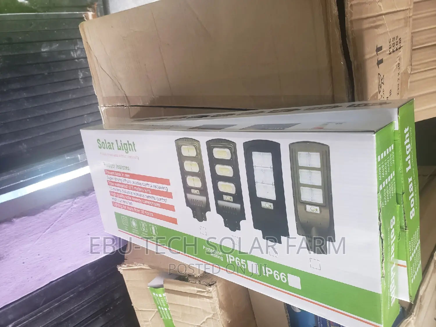 All in One Solar Street Light 3eyes 200w