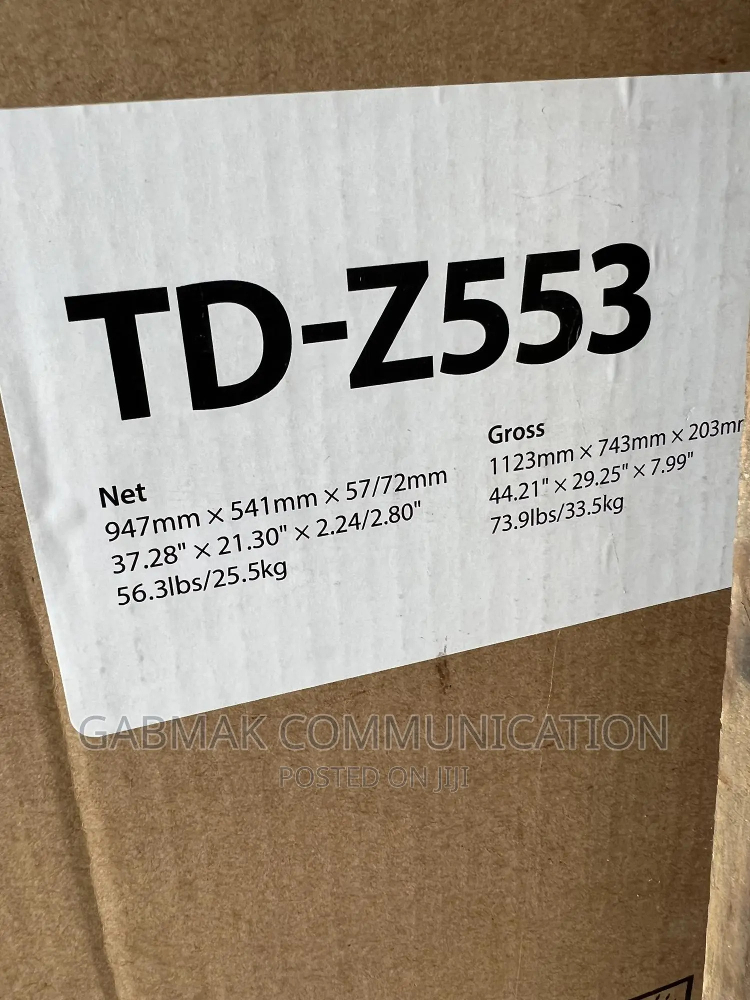 Toshiba 55’ Inches Smart Frameless Monitor (Td-Z553)