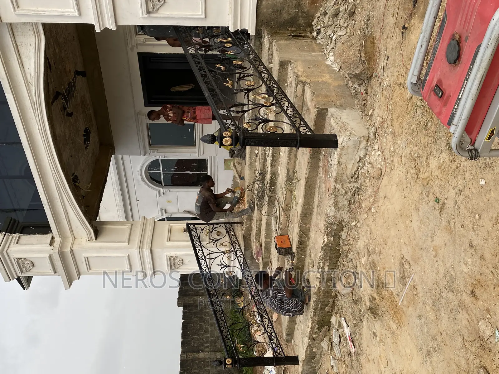 Egg Plant Cumbi Wrought Iron Design