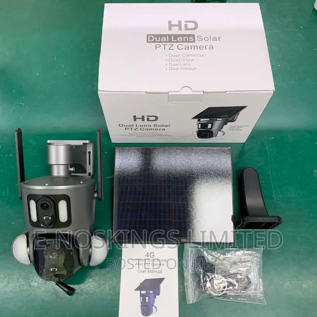 Dual Lens Solar PTZ Camera