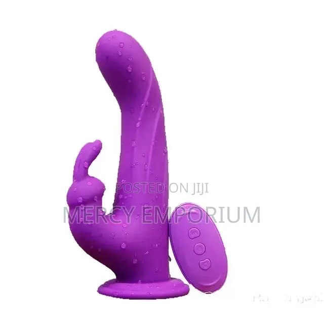 2in1 Clitoris G-Spot Rabbit Vibrator Remote Control Sex Toy