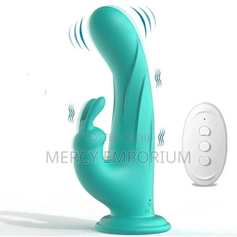 2in1 Clitoris G-Spot Rabbit Vibrator Remote Control Sex Toy