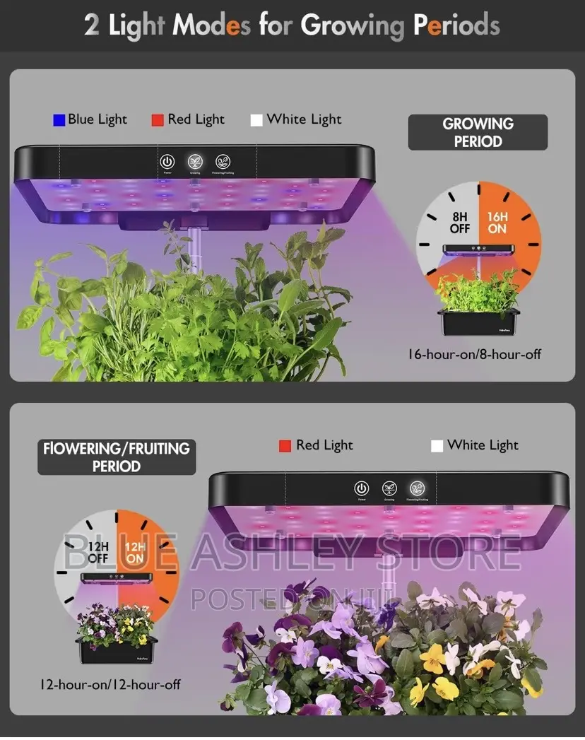 Hydroponics Growing Indoor Garden Kit for Herbs Vegetables
