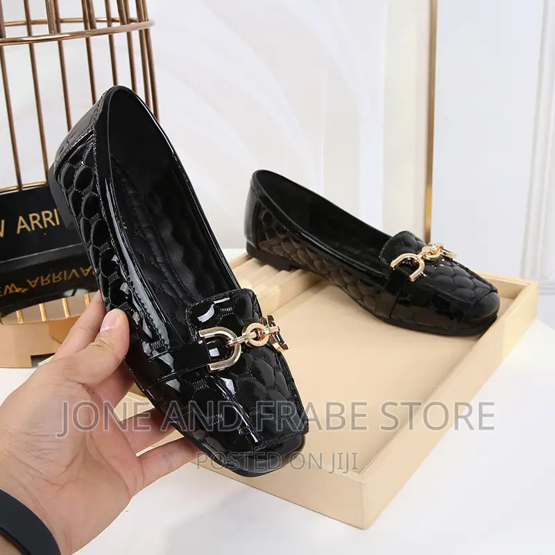 Women Flat Shoes Leather Ballet