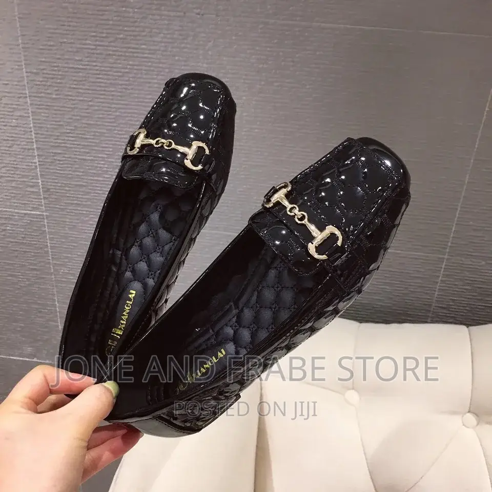 Women Flat Shoes Leather Ballet