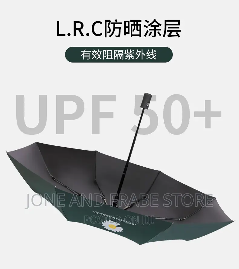 Mini Folding Automatic Umbrella Anti Uv Rain Sun Fashion