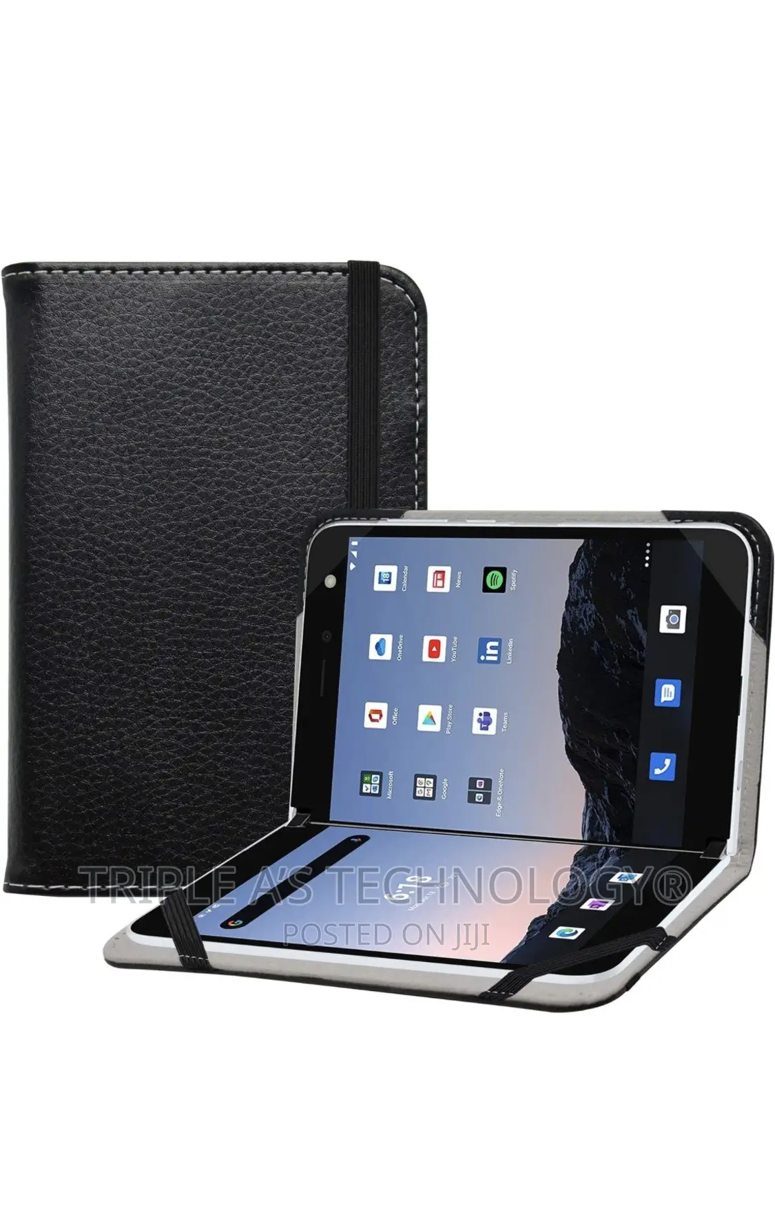 Microsoft Duo 1 Case,Pu Leather Folio 2-Folding Stand Cover
