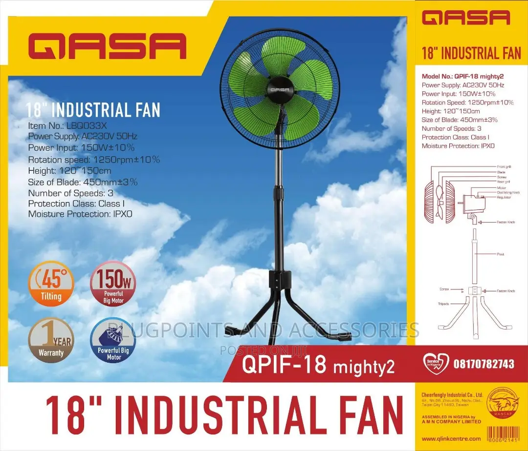 Qàsa 18 Industrial Turbo Fan