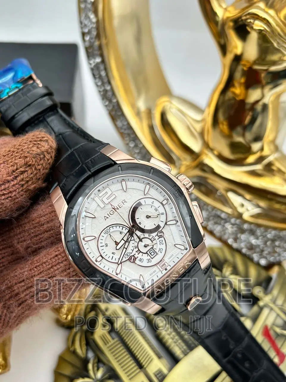 Original AIGNER Leather Strap Available in Store