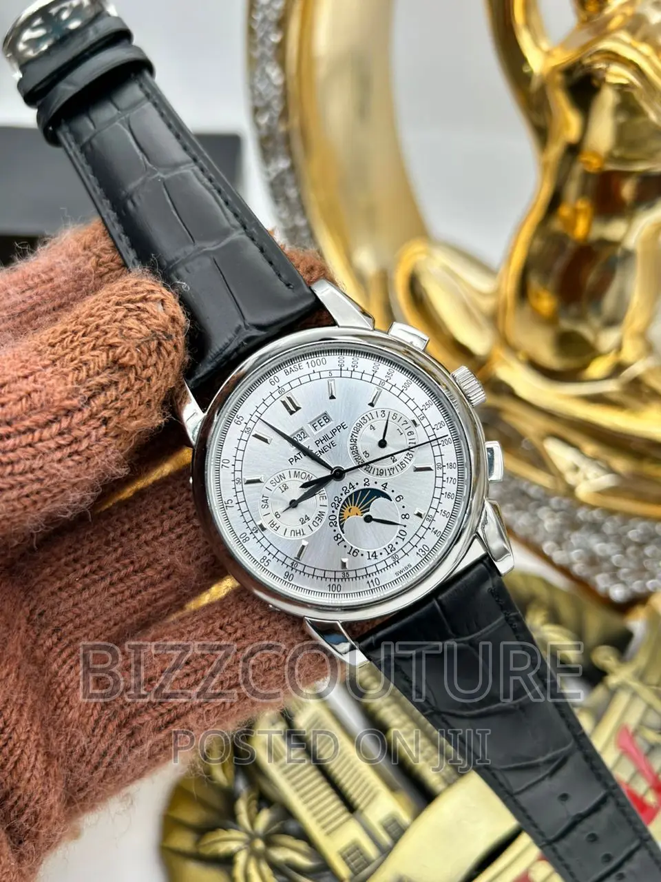 Original PATEK PHILIPPE Leather Strap Available in Store