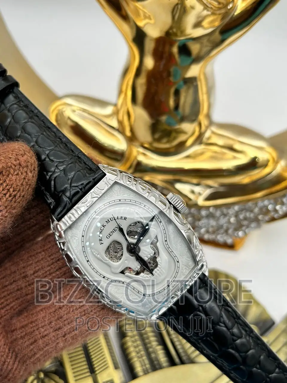 Original FRANCK MULLER Leather Strap Watch Available Instore