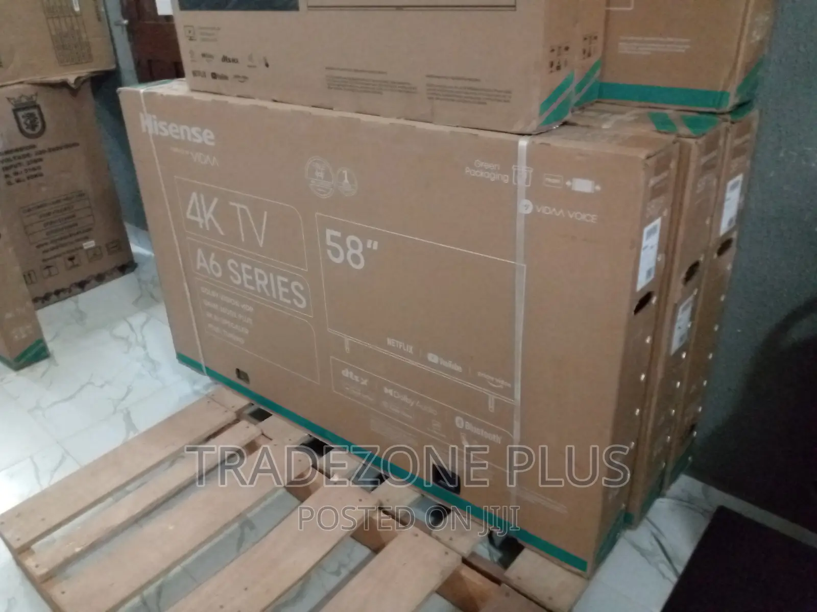 Hisnse 58'' Uhd Smart TV With Youtube+Netflix