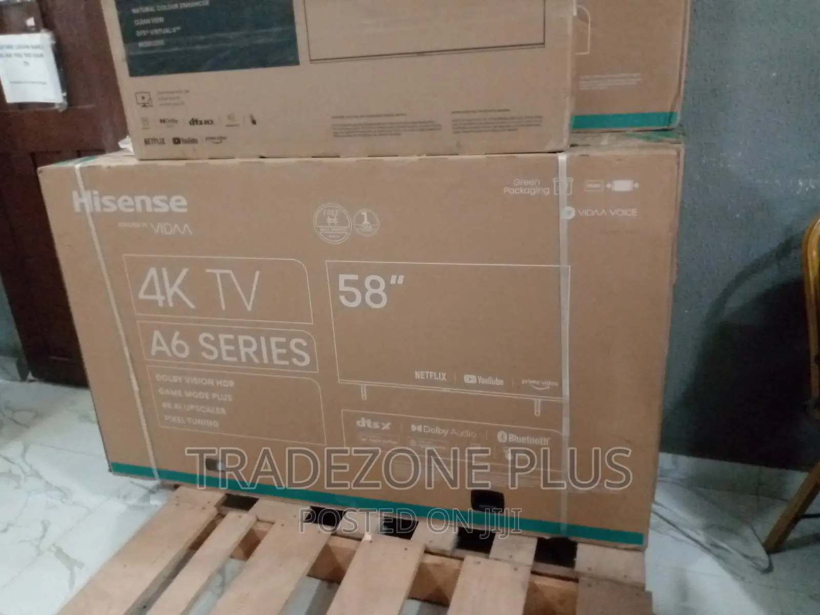 Hisnse 58'' Uhd Smart TV With Youtube+Netflix