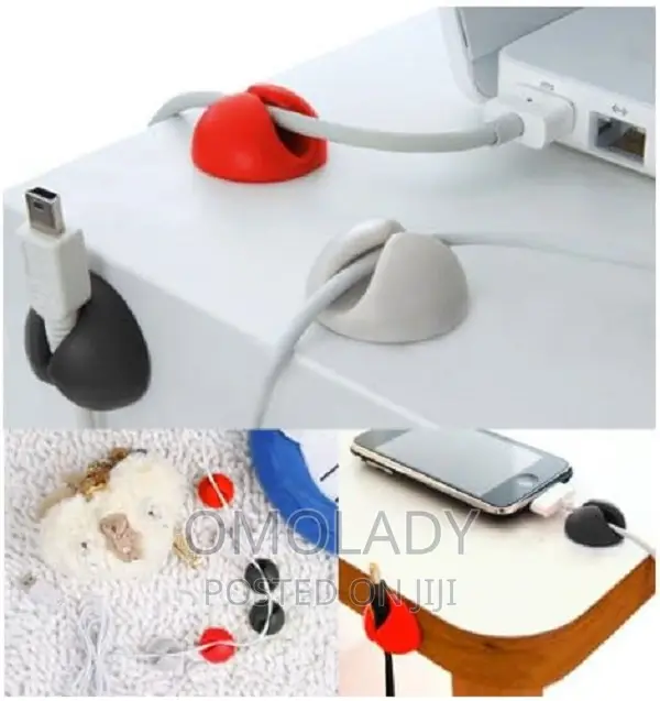 6pc Cable Tidy Organizer Cable Clips