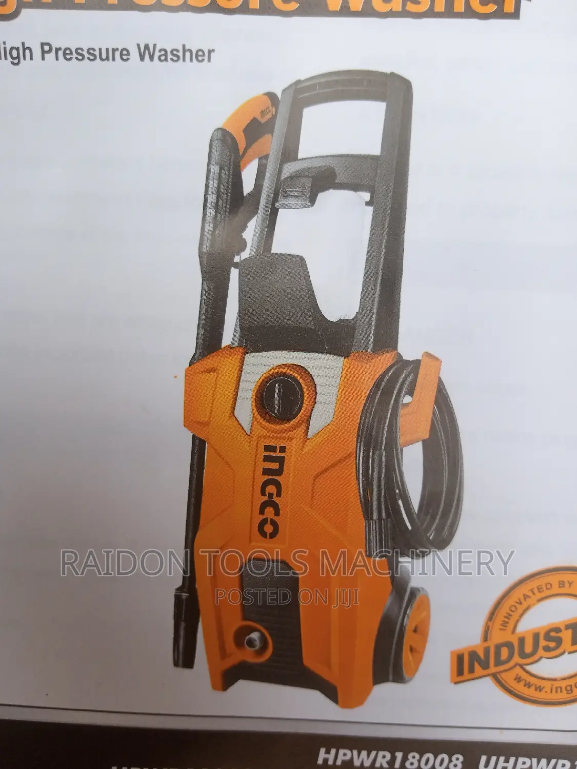 Pressure Washer 1800W Ingco