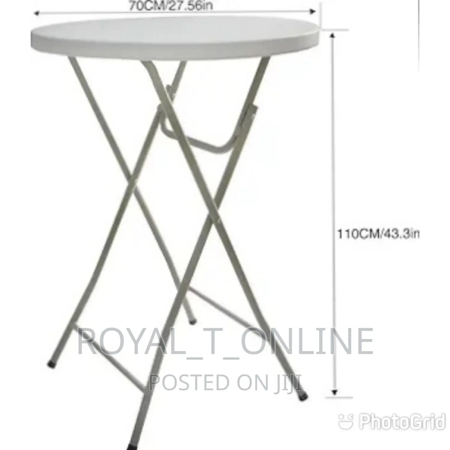 Round Folding Cocktail Table. Round Bar Table Lagos Abuja