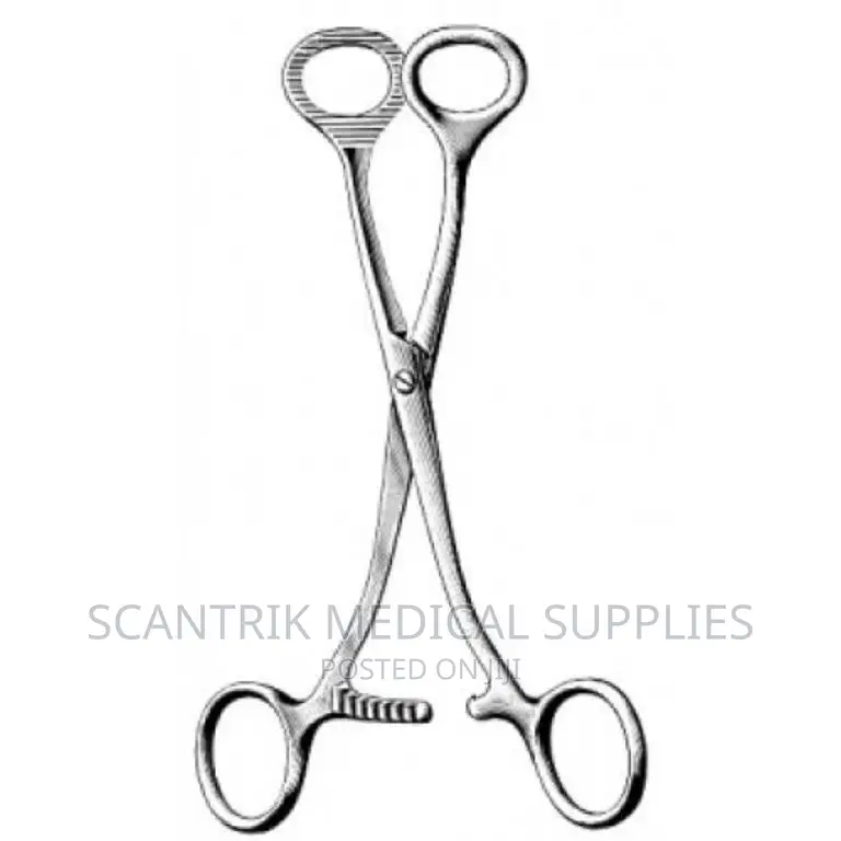 Hospital Tongue Holding Forceps 19cm