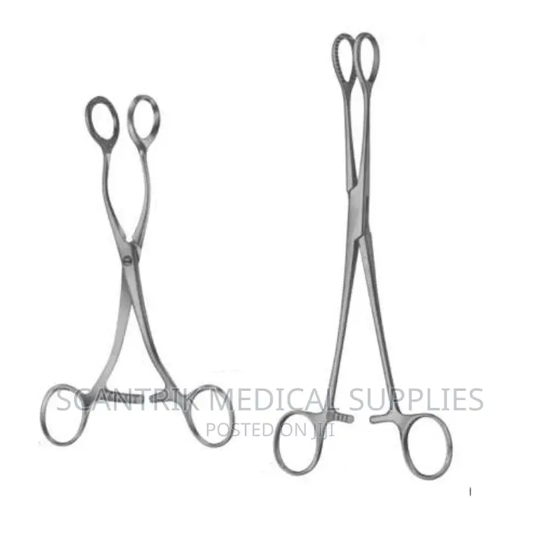 Surgery Tongue Holding Forceps 19cm